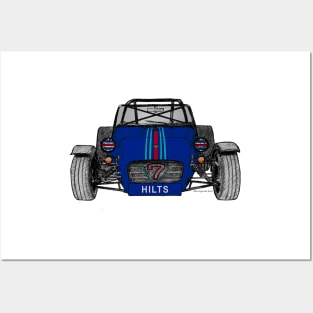 Caterham Car Racing - HILTS Posters and Art